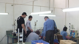 Visiting the coiling workshop